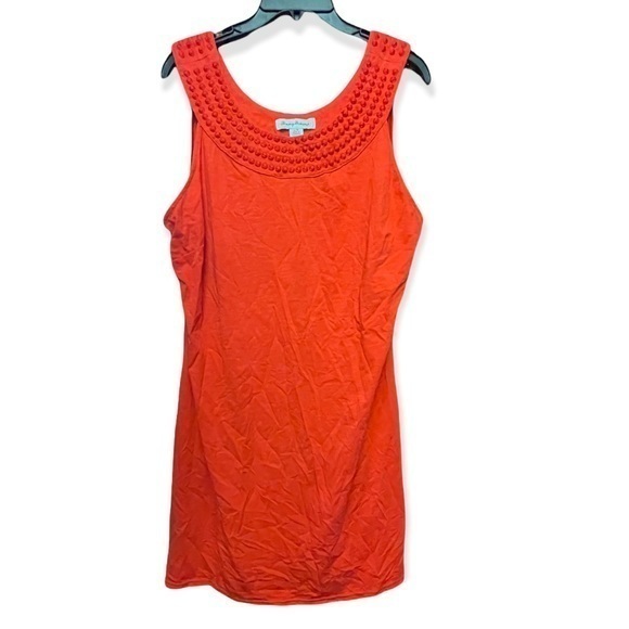 Tommy Bahama Dresses & Skirts - Tommy Bahama Dress with popcorn trimmed collar - Coral - Large